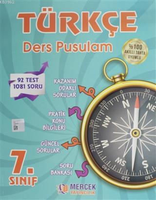 Türkçe Ders Pusulam 7. Sınıf 92 Test 1081 Soru