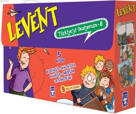 Levent Türkiyeyi Geziyorum 6 Set (5 Kitap)