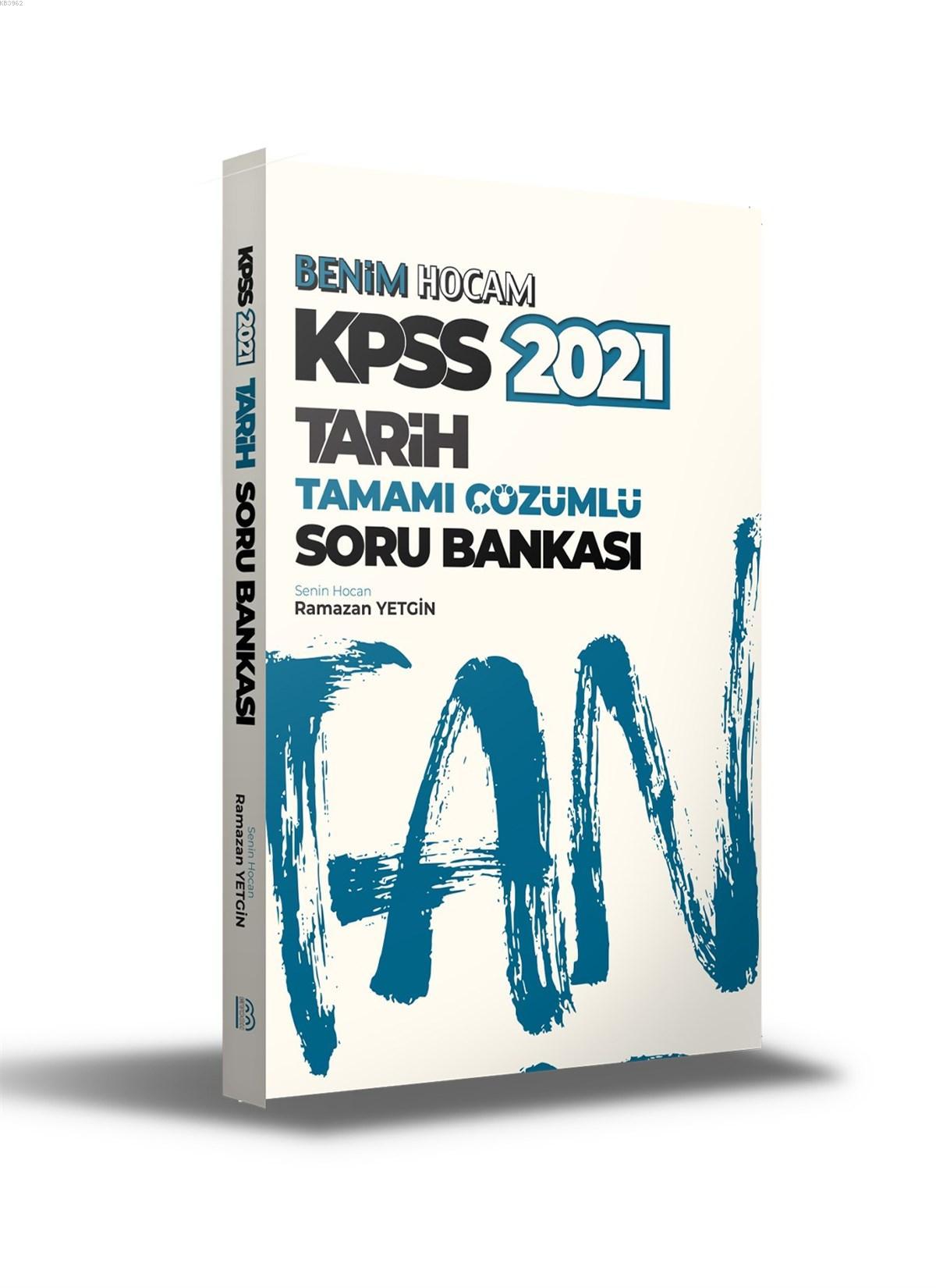 2021 KPSS Tarih Tamamı Çözümlü Soru Bankası Benim Hocam Yayınları