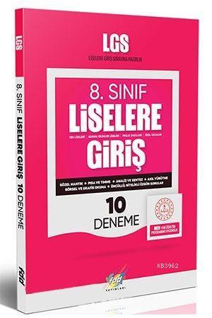 FDD Yayınları 8. Sınıf LGS 10 Deneme FDD 