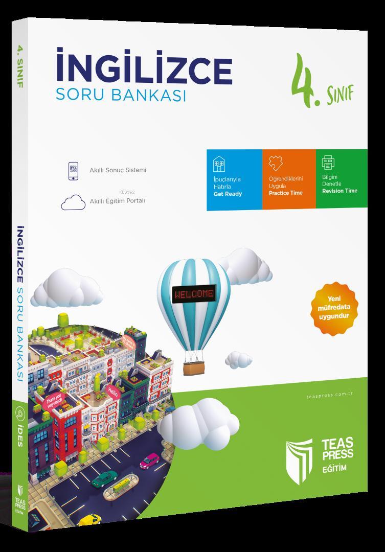 Teas Press Yayınları 4. Sınıf İngilizce Soru Bankası Teas Press 