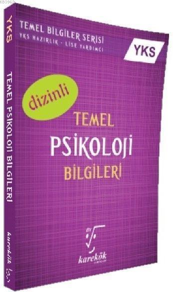 Karekök Yayınları YKS Temel Psikoloji Bilgileri Dizinli Karekök 