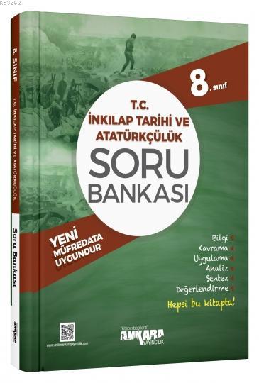 8. Sınıf T.C. İnkılap Tarihi ve Atatürkçülük Soru Bankası Ankara Yayıncılık