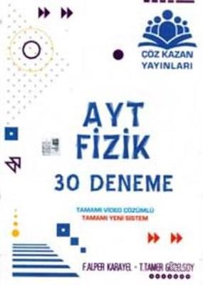 Çöz Kazan Yayınları AYT Fizik 30’ lu Deneme Video Çözümlü Çöz Kazan 