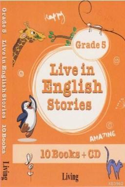 Live in English Stories Grade 5 - 10 Books-CD