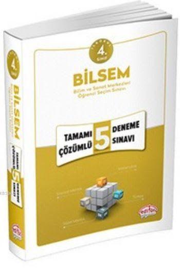 Editör Yayınları 4. Sınıf BİLSEM Tamamı Çözümlü 5 Deneme Sınavı Editör 