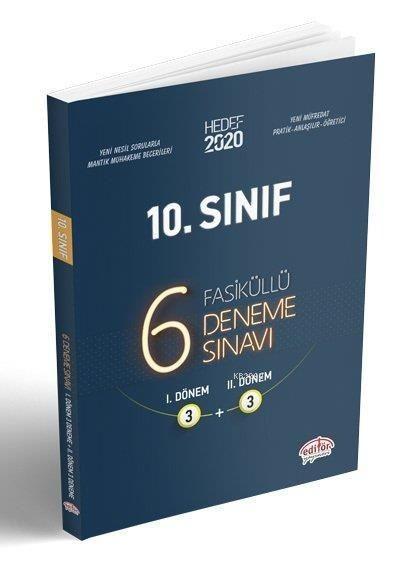 Editör Yayınları 10. Sınıf 6 Fasiküllü Deneme Sınavı Editör 