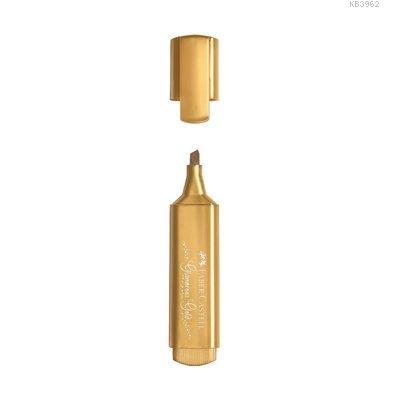 Faber-Castell Fosforlu Kalem 46 Metalik Altın