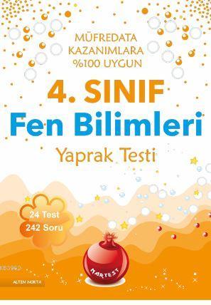 4. Sınıf Fen Bilimleri Yaprak Testi