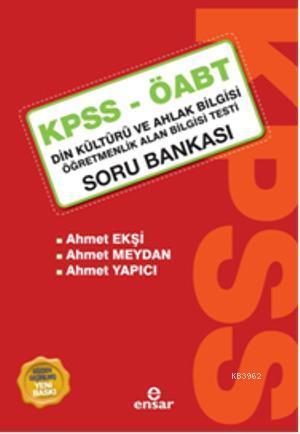 Kpss-Öabt Soru Bankası Din Kültürü ve Ahlak Bilgisi; Öğretmenlik Alan Bilgisi Testi Soru Bankası