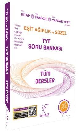 Karekök Yayınları TYT Eşit Ağırlık Sözel Tüm Dersler Soru Bankası Karekök 