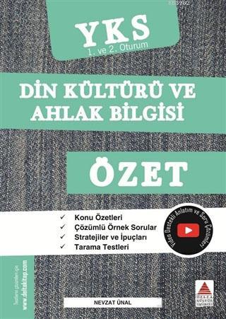 Delta Kültür Yayınları TYT AYT Din Kültürü ve Ahlak Bilgisi Özet Delta Kültür 