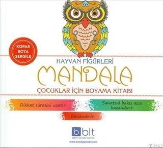 Hayvan Figürleri - Mandala Çocuklar İçin Boyama Kitabı
