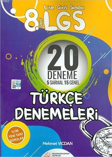 Paragrafın Şifresi Yayınları 8. Sınıf LGS Türkçe Denemeleri 5 Sıralı 15 Genel Deneme Paragrafın Şifresi 