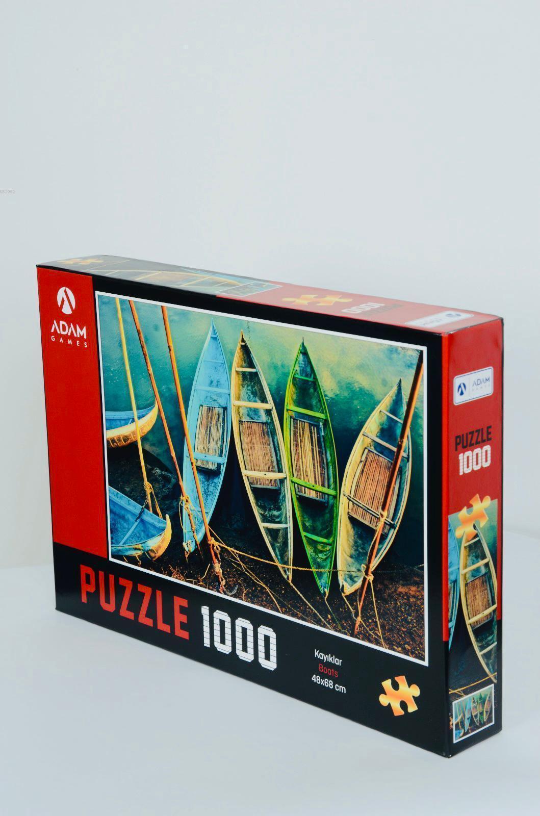 Adam Games Kayıklar 1000 Parça Puzzle 48x68