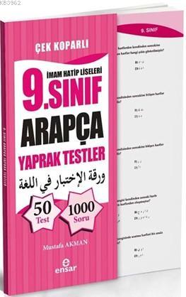 İmam Hatip Liseleri 9. Sınıf Arapça Yaprak Testler