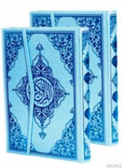 Kur'an-ı Kerim Bilgisayar Hatlı - Mavi Cilt (Orta Boy, Kod: M19) (Türkçe Fihristli)