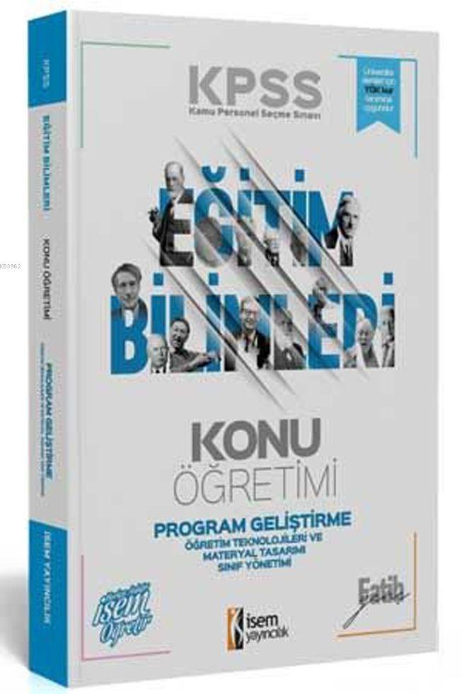 İsem Yayınları 2020 KPSS Eğitim Bilimleri Program Geliştirme Konu Anlatımı