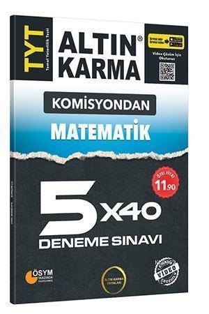 Altın Karma Yayınları TYT Matematik 5x40 Deneme Sınavı Altın Karma 