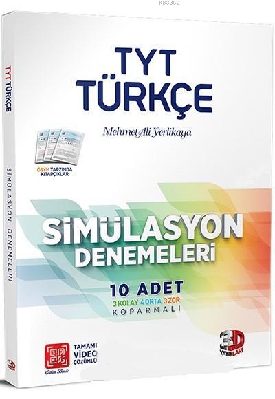Çözüm Yayınları TYT Türkçe Tamamı Video Çözümlü Simülasyon Denemeleri Çözüm 