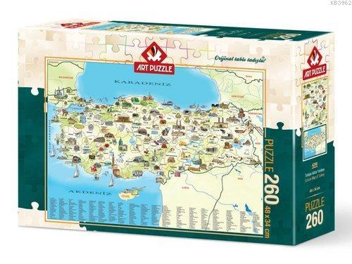 Art Puzzle 4288 Türkiye Kültür Haritası 260 Parça