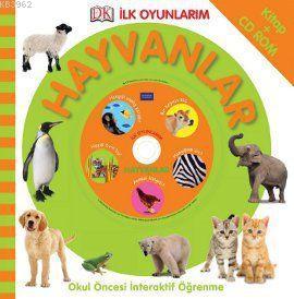 İlk Oyunlarım - Hayvanlar; Kitap+CD
