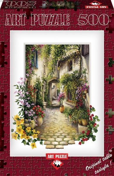 Art Puzzle 4189 Çiçekli Ara Sokak 500 Parça