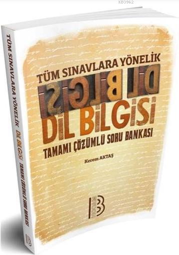 Benim Hocam Yayınları 2019 Tüm Sınavlara Yönelik Dil Bilgisi Tamamı Çözümlü Soru Bankası