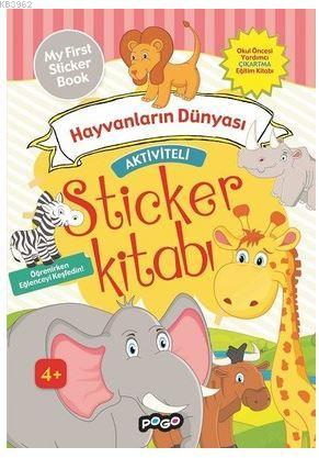 Aktiviteli Sticker Kitabı - Hayvanların Dünyası