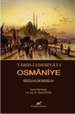 Tarih-i Edebiyat-ı Osmaniye; Abdülhalim Memduh