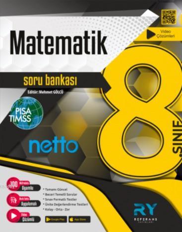 Referans Netto LGS 8.Sınıf Matematik Soru Bankası Video Çözümlü 2021