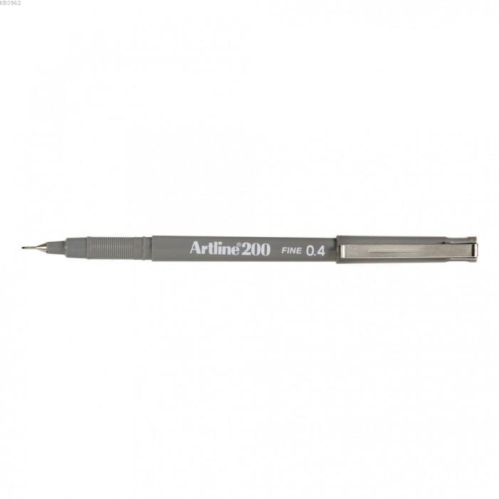 Artline 200N Fine Writing Pen Grey