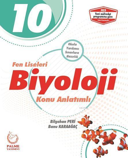 Palme Yayınları 10. Sınıf Fen Liseleri Biyoloji Konu Anlatımlı Palme 