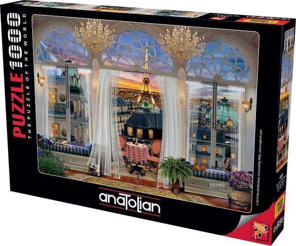 Anatolian-Puzzle 1000 Paris Teras Manzarası Paris Roof Terrace