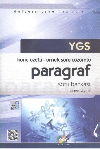 YGS Paragraf Soru Bankası; Konu Özetli - Örnek Soru Çözümlü