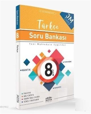Rota Yayınları 8. Sınıf LGS Türkçe Soru Bankası RTY Rota 