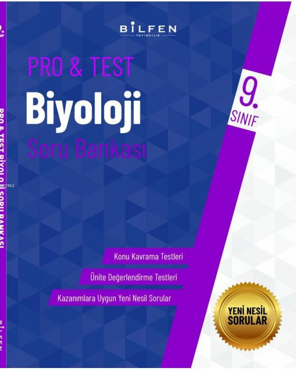 Bilfen Yayıncılık 9. Sınıf Pro&Test Biyoloji Soru Bankası