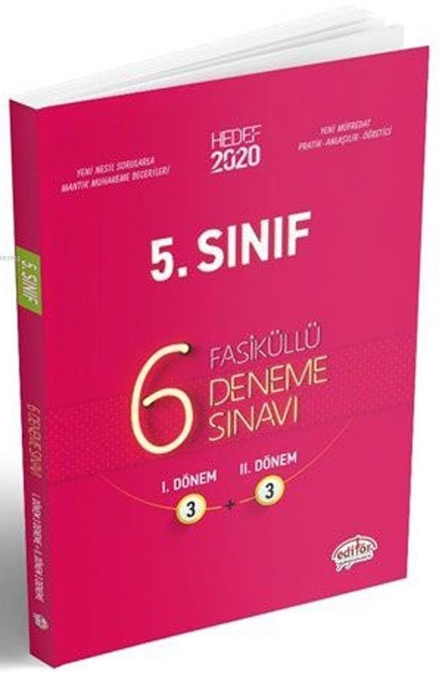 Editör Yayınları 5. Sınıf 6 Deneme Sınavı Editör