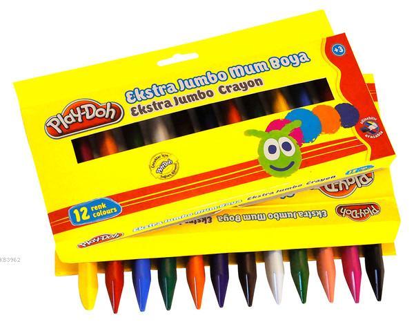 Play-Doh Kuruboya Tüp Jumbo Üçgen 12 Renk