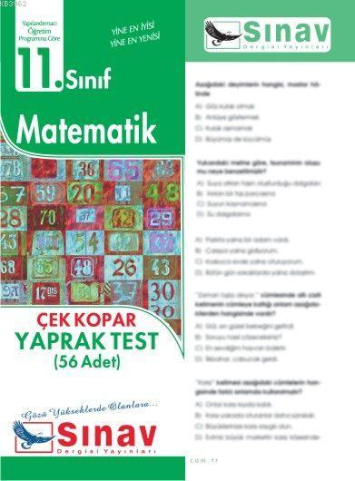 11. Sınıf Matematik Çek Kopar Yaprak Test (56 Adet)