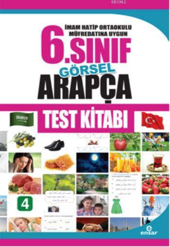 İmam Hatip Ortaokulu Müfredatın Uygun 6. Sınıf Görsel Arapça Test Kitabı