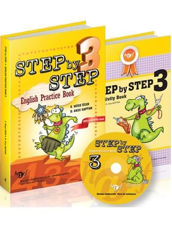 3. Sınıf Step by Step English Practice Book + Active Book + CD