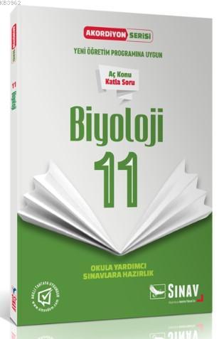 Sınav Dergisi Yayınları 11. Sınıf Biyoloji Akordiyon Serisi Aç Konu Katla Soru Sınav Dergisi 