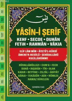 Fihristli Yasin-i Şerif (Cami Boy-Ciltli); Kur'an-ı Kerim'den Sureler ve Günlük Dualar