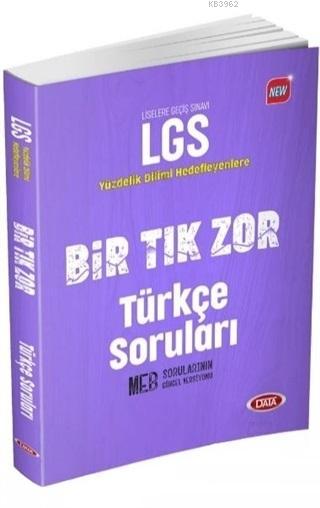 Data Yayınları 8. Sınıf LGS Bir Tık Zor Türkçe Soruları Data 