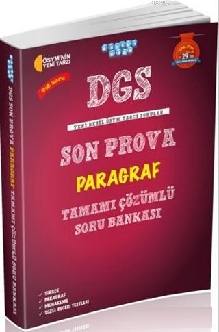 DGS Son Prova Paragraf Tamamı Çözümlü Soru Bankası