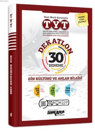 Ankara Yayıncılık TYT Dekatlon Din Kültürü ve Ahlak Bilgisi 30 Deneme