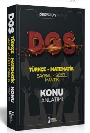 İsem 2021 DGS Türkçe Matematik Sayısal Sözel Mantık Konu Anlatımı