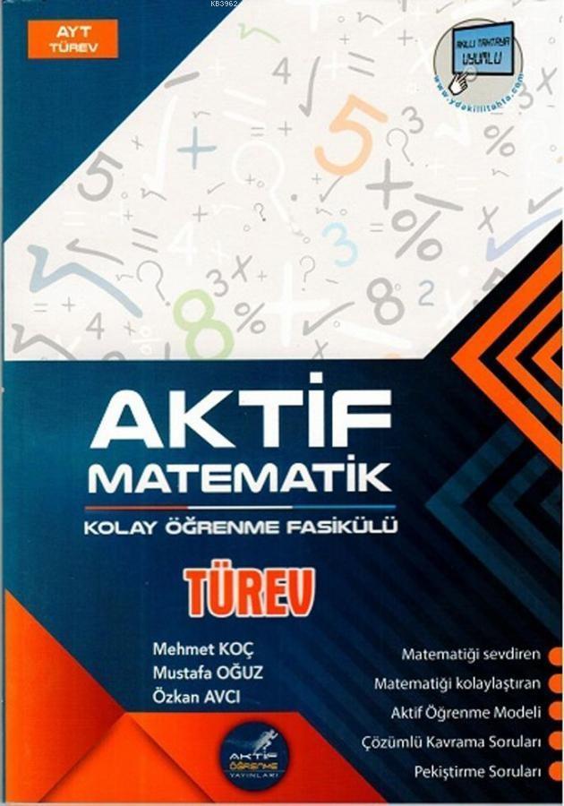 Aktif Öğrenme Yayınları AYT Türev Kolay Öğrenme Fasikülü Aktif Öğrenme 