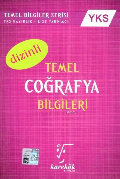 Karekök Yayınları YKS Temel Coğrafya Bilgileri Dizinli Karekök 